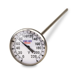 Dial Thermometer (Fahrenheit 0 To 220)